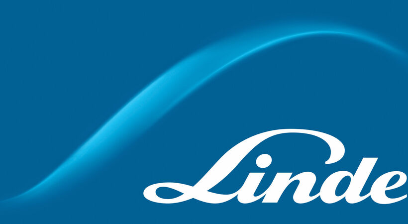 Linde's logo – the mission statement is 'Making our World more Productive'