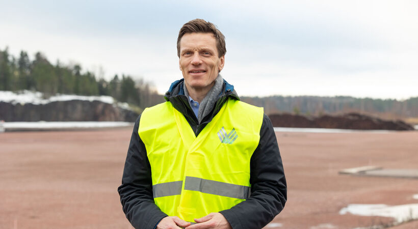 Hans Fredrik Wittusen, CEO of Blastr Green Steel