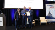 Top man! Nucor's Leon Topalian awarded the Gary Memorial Medal