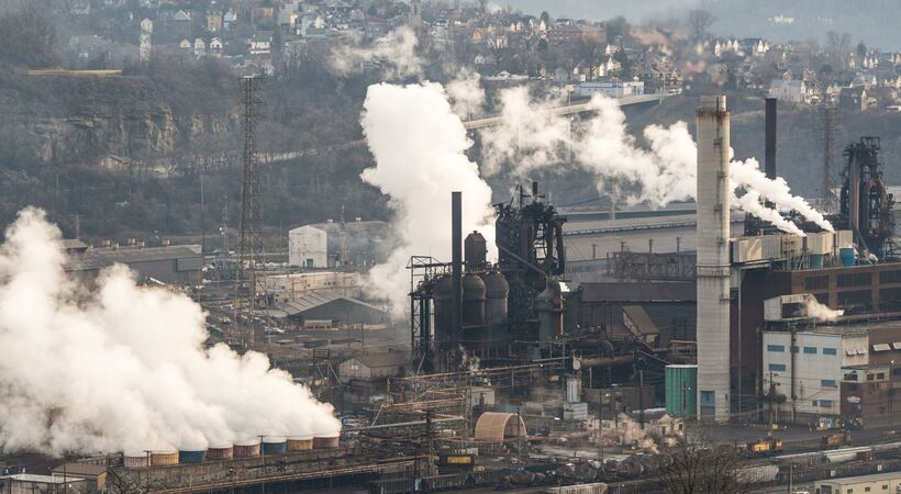 US Steel's Edgar Thomson steelworks, Braddock, Pennsylvania