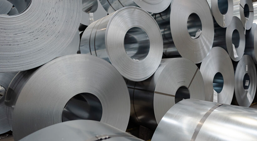 Coils produced at Marcegaglia Ravenna.