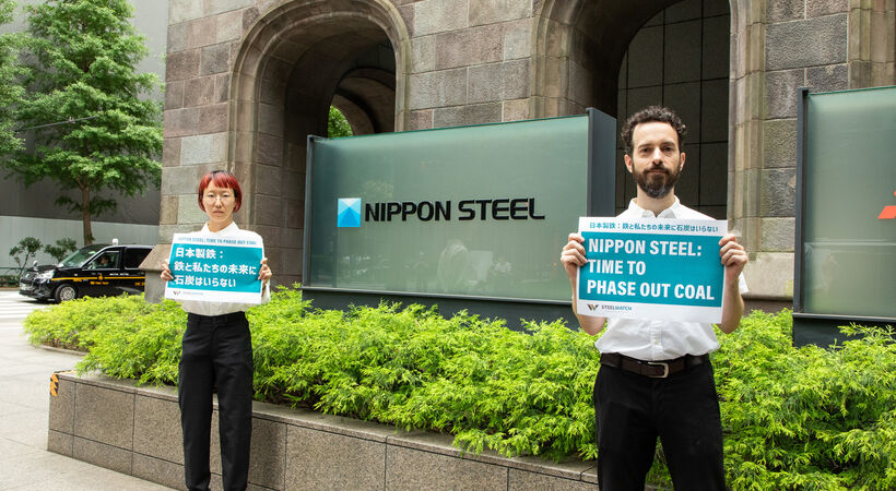 SteelWatch activists urge Nippon to outline decarbonization plans