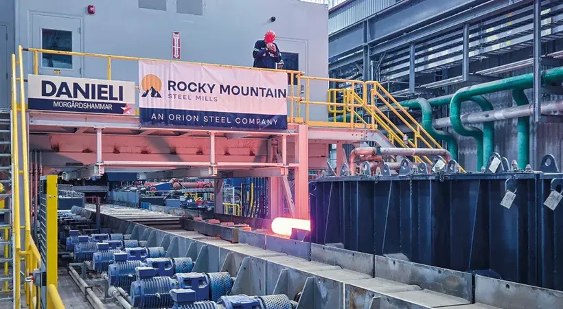 Rocky Mountain Steel Mills commissions Danieli rail mill