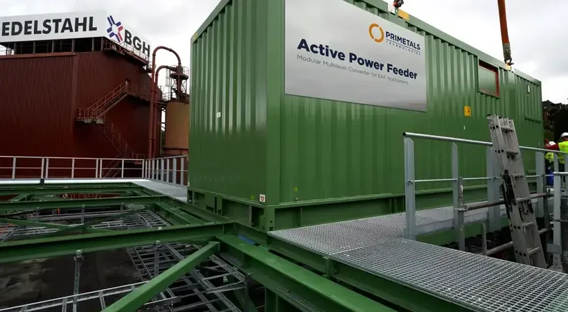 Primetals completes melting tests with cutting-edge power solution