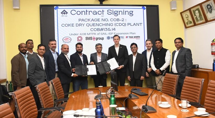 SMS to supply coke dry quenching units to SAIL IISCO